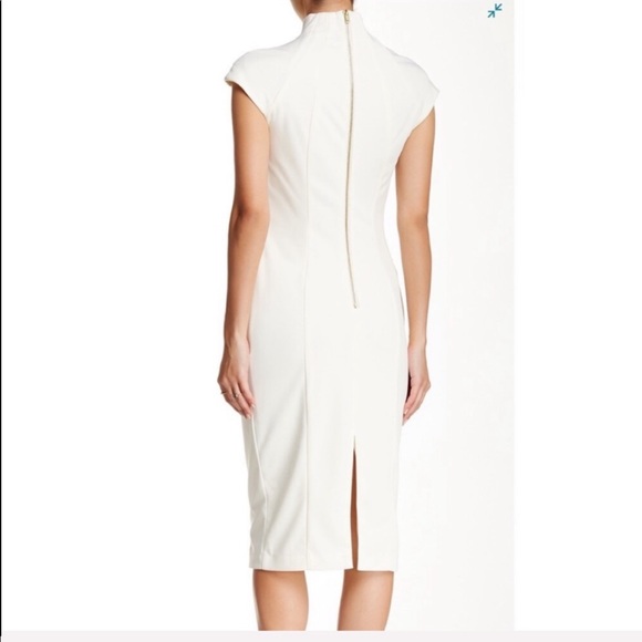 FLASH SALE! NEW Alexia Admor Scuba Dress off-white - Picture 4 of 8